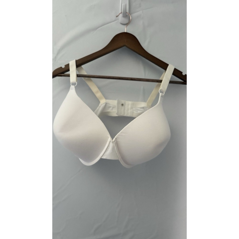 Fruit of the Loom Fit for Me Underwire T-Shirt Bra White 42DD Cotton Blend